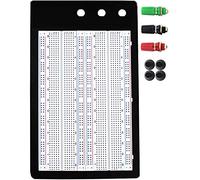 DaFuRui 1660 Tie-Points Solderless Breadboard Large Breadboard with Aluminum Back Plate for Arduino