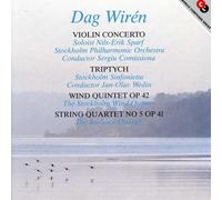 DAG WIREN - VIOLIN CONCERTO/TRIPTYCH/WIND QUINTET/STRING QUARTET - CD - M3z