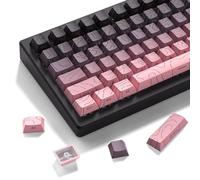 dagaladoo Topographic Keycap Sets Backlit Gradient Keyboard Keys Side Printed Keycaps Cherry Profile for Mechanical Keyboards 61/64/66/68/71/75/84/87