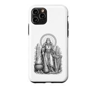 Dagda Celtic Father God Sacred Cauldron Line Art Case for iPhone 11 Pro