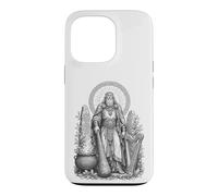 Dagda Celtic Father God Sacred Cauldron Line Art Case for iPhone 13 Pro