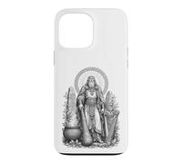Dagda Celtic Father God Sacred Cauldron Line Art Case for iPhone 13 Pro Max