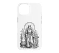 Dagda Celtic Father God Sacred Cauldron Line Art Case for iPhone 15
