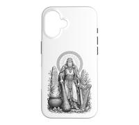 Dagda Celtic Father God Sacred Cauldron Line Art Case for iPhone 16