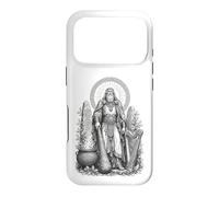 Dagda Celtic Father God Sacred Cauldron Line Art Case for iPhone 17 Pro