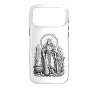 Dagda Celtic Father God Sacred Cauldron Line Art Case for iPhone 17 Pro Max