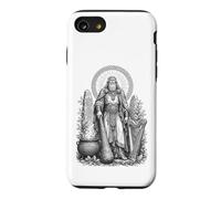 Dagda Celtic Father God Sacred Cauldron Line Art Case for iPhone SE (2020) / 7/8