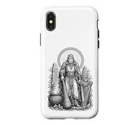 Dagda Celtic Father God Sacred Cauldron Line Art Case for iPhone X/XS