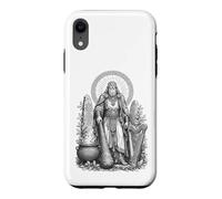 Dagda Celtic Father God Sacred Cauldron Line Art Case for iPhone XR