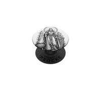Dagda Celtic Father God Sacred Cauldron Line Art PopSockets Adhesive PopGrip