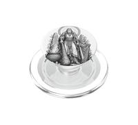 Dagda Celtic Father God Sacred Cauldron Line Art PopSockets PopGrip for MagSafe