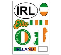 Daged Ireland Sticker Card Sticker Sheet - Car Motorcycle Biker Flag Decoration AK