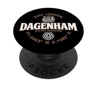 Dagenham East London England Coordinates Label 2C PopSockets Adhesive PopGrip