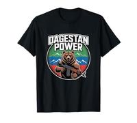 Dagestan Power, Proud Dagestan Bear, Dagestan Flag, Dagestan T-Shirt