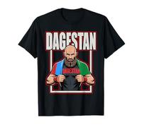 Dagestani Fighter, Makhachkala Wrestler, Dagestan Flag T-Shirt