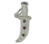 Dagger sterling silver charm .925 x 1 Daggers - Knives and weapons charms