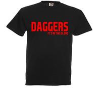 Daggers It's in the Blood Dagenham & Redbridge Football Gift T-Shirt idea FC Present top J50 (Adult XXL)