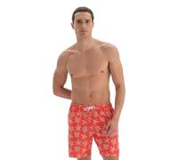 Dagi Men's Fashion Swim Shorts Trunks, Salmon, L