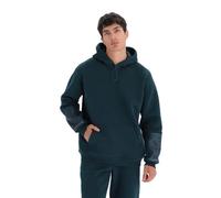 Dagi Men's Long Sleeve Hooded Oversize Sweatshirt, dunkelgr&uumln, L