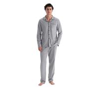 Dagi Men's Mercerized Pants Pajama Bottom, Gray, M