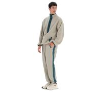 Dagi Men's Trousers Cotton Oversize Fit Tracksuit Bottom, Stone, S