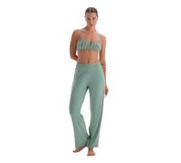 Dagi Women's High Waist Trousers Tracksuit, Green, L