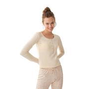 Dagi Women's Long Sleeve, Crew Neck, Slim Fit T-Shirt, Baby Pink, 14