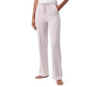 Dagi Women's Regular Waist Wide Leg Ribbed Detailed Everfresh Tracks Bottom Pyjama, Light Lilac, L