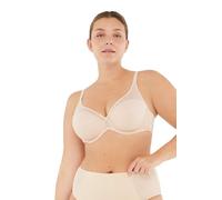 Dagi Women's Underwire Fixed Strap Bra Minimiser, Nude, 34D