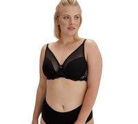 Dagi Women's Underwire Minimiser Bra Minimizer, Black, 42B