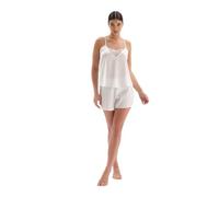 Dagi Women's V Neck, Fashion Camisole Cami Shirt, White, 14