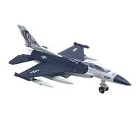 DAGIJIRD 1:100 F16 Jet Fighter Aircraft Model with Sounds Lights Pull Back Function, Alloy Simulation Fighter Attack Plane Model