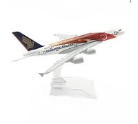 DAGIJIRD 1/400 Scale A380 Singapore Airlines SG50 Livery Plane Alloy Diecast Plane Model with Display Stand