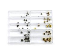 DAGIJIRD 1 Box Replacement Steel Watch Crown Watch Repair Parts Upgrade Crowns Domes Flats Watches Handles Set