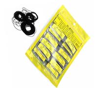 DAGIJIRD 10 Sizes 500Pcs Dia 0.8mm 31-40mm Watch Rubber O-Ring Watch Back Cover Seal Gaskets Kit Watch Repair Accessories