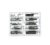 DAGIJIRD 100Pcs Watch Band Clasp Buckle 1.0mm Thick 8-26mm Tube Friction Pin Spring Bar Watch Repair Part