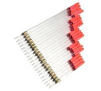 DAGIJIRD 20PCS Mixed Crystal Plastic Fishing Floats Part Unloaded Wagglers Bundle - Match Fishing