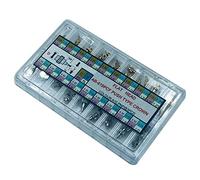 DAGIJIRD 54PCS Chronograph Button Drive in Watch Pusher Flat Head Push Type Crown Set 9 Size Watch Pusher Button Crown
