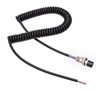 DAGIJIRD Handheld Walkie-Talkie Mic Microphone Cable 8 Pin Round Plug Cord Accessories for Alinco Radio EMS-57 EMS-53 DR635