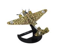 DAGIJIRD Simulation Alloy Aircraft Model 1/144 Scale WWII Italian Air Force BR.20 Cicogna Stork Bomber Model