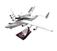 DAGIJIRD Simulation Alloy Aircraft Model 1/200 Scale Antonov An-225 with Blizzard Space Shuttle Aircraft Strategic Transport Model