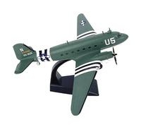 DAGIJIRD Simulation Alloy Airplane Model1:100 WWII USAAF Douglas C-47 Skytrain Transport Aircraft Model