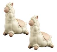 DAGLLGEW 2PCS Mini Water Gun, Cute Alpaca Shape Water Squirter with 45° Rotating Head, Plastic Pool Games for Outdoor Summer Toys Gun Squirter Pool Games