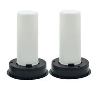 DAGLLGEW 2Pcs Solar Light Replacement Top Atmosphere Decorative Candle Lighting Replacement Solar Light Parts Flame Battery Box for Garden Patio Camping Party Tops