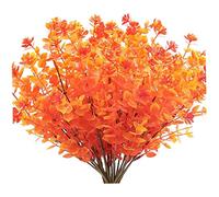 DAGLLGEW Artificial Flowers Faux Leaf Branches Autumn Plants Artificial Fall Flowers Autumn Decor for Home Garden Wedding for decoration fall for decoration