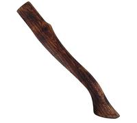 DAGLLGEW Axe Handle Beech Wood 14.6in Long Ax Handle Replacement Carbonized Hatchet Handle with Curved End Smooth Resistant Axe Handles, Axe Handle