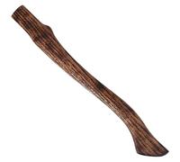 DAGLLGEW Axe Handle Beech Wood 18.5in Long Ax Handle Replacement Carbonized Hatchet Handle with Curved End Smooth Resistant Axe Handles, Axe Handle