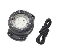 DAGLLGEW Dive Compass Surfing Luminous Underwater 50m Wrist Compass Night Vision Waterproof Navigation with Bungee Black