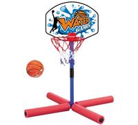 DAGLLGEW Floating Basketball Hoop for Pool, Plastic Pool Basketball Hoop with Ball & Pump, Interactive Water Game for Kids Ages 4-8, 8-12 and Adults Floats