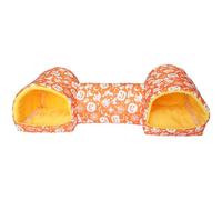 DAGLLGEW Guinea Pig Tunnels and Tubes, Comfortable Guinea Pig Hideout, Washable Hamster Bed for Small Animal Games and Resting Tunnel Pet Bed Ferret